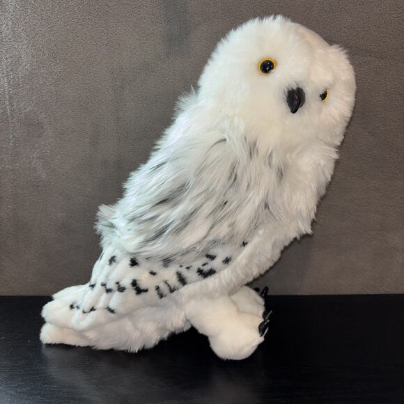 Harry Potter's Owl Hedwig, White Owl Plush, Noble Collection 10" Wizarding World - Picture 1 of 9